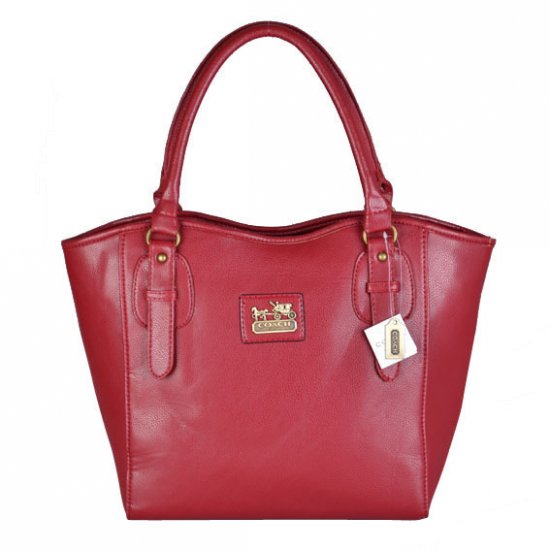 Coach North South Logo Medium Red Satchels DWG | Coach Outlet Canada